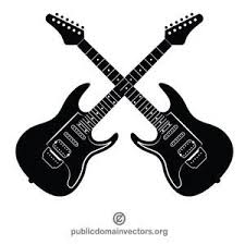 Black And White Electric Guitar Clipart Electric Guitars Vector Clip Art Guitar Vector Electric Guitar Clip Art