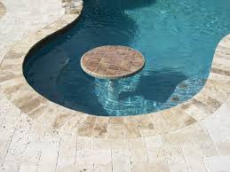 See more ideas about pool landscaping, pool, pool designs. Free Form Swimming Pool With Table Bench Seating Trotta Kolonialstil Pools Miami Von Pool Builders Inc Houzz