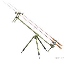 Fishing Tripod For Rods Diy Tripod From 3d Models And 2d Drawings In 2020 Diy Tripod Fishing Rod Stand Manual Log Splitter