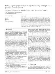 PDF) Profiling of pornography addition among children using EEG signals: A  systematic literature review
