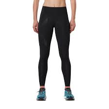 Mid Rise Compression Tight Women 2xu Black Black Dot Logo
