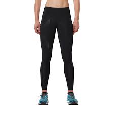 Mid Rise Compression Tight Women 2xu Black Black Dot Logo