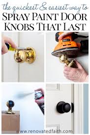 How do you spray paint metal cabinet hinges? The Best Way To Spray Paint Door Knobs That Will Outlast You House