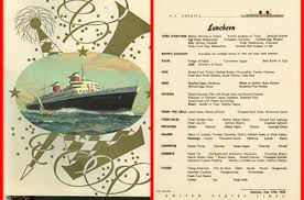 caviar always  cruise ship menus from