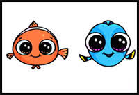 I just found out that there is going to be a movie called 'finding dory'. How To Draw Disney S And Pixar S Finding Nemo And Finding Dory Cartoon Characters Drawing Tutorials Drawing How To Draw Disney S And Pixar S Finding Nemo And Finding Dory Illustrations Drawing