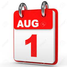 Arctium lappa, commonly called greater burdock, gobō (牛蒡/ゴボウ), edible burdock, lappa, beggar's buttons, thorny burr, or happy major is a eurasian species of plants in the aster family, cultivated in gardens for its root used as a vegetable. 1 August Kalender Auf Weissem Hintergrund 3d Darstellung Lizenzfreie Fotos Bilder Und Stock Fotografie Image 64486253