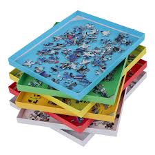Check out our puzzle tray selection for the very best in unique or custom, handmade pieces from our jigsaw puzzles shops. Jigitz Puzzle Sorter Trays 7 Puzzle Tray Organizer Boxes For 1500pc Puzzles Ebay