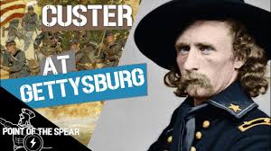 General George Armstrong Custer's Heroic Charge at Gettysburg