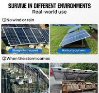Adjustable Solar Panel Mounting Brackets for 1–4 Pieces of 200W–400W Panels
