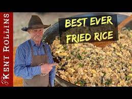 Did You Think Cowboy Could Be Doing Rice Asian Style You Wanna See This Cause This Is The Best Fried Rice Ever With Fried Rice Recipe Kent Rollins Fried Rice