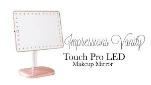 Illuminate the room with the surrounding led strip light by simply tapping on the touch sensor. Impressions Vanity Brittany Bear Touch Pro Led Makeup Mirror Review Youtube