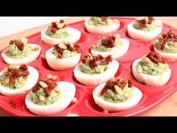 Italian Deviled Eggs Recipe Laura Vitale Laura In The Kitchen Episode Recipes Egg Recipes Deviled Eggs Recipe