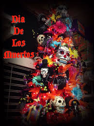 Dia De Los Muertos Tree It Was A Display In A Craft Store Called Moskatel In Down Town Los Angeles On Wall Dia De Los Muertos Halloween Wreath Diy Inspiration