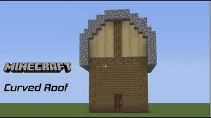 If you are building a sphere . How To Build The Curved Roof In Minecraft Build School Roofs Youtube