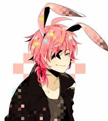 Pink Bunny Ears Hair Star Anime Anime Cute Anime Boy Anime Boy