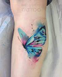 Butterfly Done In Flashbacktattooshop Gijon Pabloortiztattoo Watercolortattoo Watercolor Butterfly Tattoo Butterfly Tattoo Designs Butterfly Tattoo