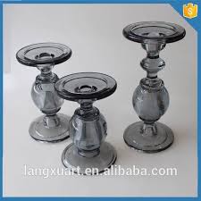 Our pillar candle holders are just what you need to pull your decorative arrangements together. China Lxhy Ec0629 Set Of 3 Glass Candle Holder Wholesale Cheap Crystal Glass Tall Pillar Candle Holder Set Factory And Manufacturers Langxu