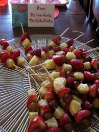 Brown Bar Ba Loots Truffula Fruits From The Lorax Seuss Party Dr Seuss Birthday Party Food