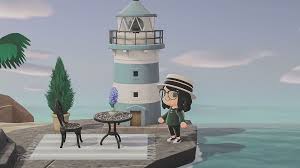 Black And White Lighthouse Animal Crossing Kendra On Instagram Another Day In Paradise This Lighthouse Is Probably My Favorite Where Did You Guys In 2020 Another Day In Paradise Animal Crossing Lighthouse