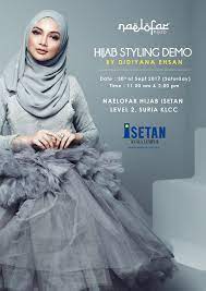 Naelofar hijab ticket price, hours, address and reviews. Naelofar Hijab Styling Event At Isetan Kuala Lumpur Facebook