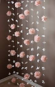 Seamless black and white small floral elements wallpaper. 63 Paper Garland Ideas The Funky Stitch