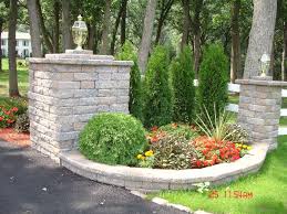 Driveways Long Pretty Driveway Entrance Pillars Landscape Driveway Entrance Landscaping Landscaping Entrance Driveway Landscaping
