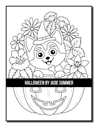 Halloween coloring book for kids: Halloween Coloring Book Jade Summer