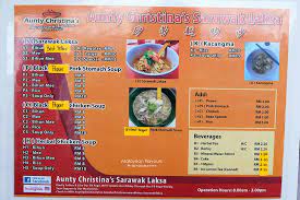 The laksa gravy is very delicious, it is thick and rich, and not too spicy nor too bland.it served with rice noodle, 2 medium size prawns, omelette strips. Aunty Christina S Sarawak Laksa Seapark Petaling Jaya Malaysian Flavours