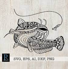 Download Romandigitalart Etsy Shop Fish Mandala Svg Fish Zentangle Svg Mandala For Cricut Fishing Svg File Zentangle Fish Zentangle Fly Fishing Tattoo Fishing Svg