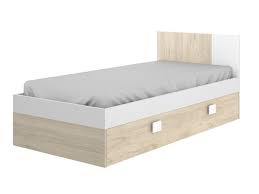 Con letto singolo si intende un letto a. Letto Per Bambini Scomparsa 90 X 190 Cm Quercia E Bianco Sonia