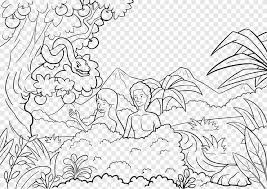 Read 'the bible is black that means that the garden of eden was destroyed in the flood, which means it cannot be found now. Adam And Eve Garden Of Eden Coloring Book Bible Child Adam And Eve White Mammal Png Pngegg