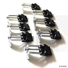 For instance, shower drains tend to collect hair. Stainless Steel Kitchen Sink Fixing Clamp Clips Pack Of 8