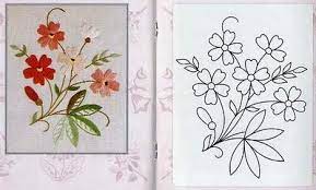 Designs in indian embroidery are formed on the basis of the texture and the design of the fabric and. Embroidery Meaning In Tamil Embroidery Patterns Abstract Floral Embroidery Patterns Ribbon Embroidery Silk Ribbon Embroidery