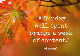 A Sunday Well Spent Brings A Week Of Content Proverb A Proverb Offers Words Of Wisdom Happy Sunday Quotes Sunday Quotes Inspirational Words