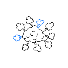 Draw another two cloud puffs. How To Draw An Explosion Step By Step Easy Drawing Guides Drawing Howtos