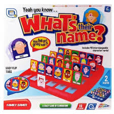 Check spelling or type a new query. Guess Who Whats Their Name Board Game 48 Characters Fun Guessing Childrens Kids Ebay