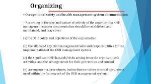 Safety Management System Osh Management System Ms 1722