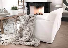 Un jeté en les géantes sur votre lit et la déco de votre chambre est jouée, comme dans. Plaid De Luxe Plaid Haut De Gamme Chez Ksl Living