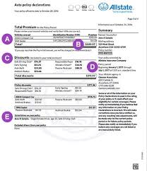 Learn about renters insurance with our educational articles, videos and quizzes. Auto Insurance Policy Declarations Allstate Insurance