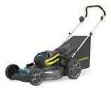 48V 3-in-1 Brushless Mower, 20-in, 5Ah Battery Yardworks