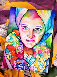 Watercolor painting of Michigan home