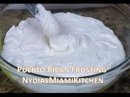 Puerto Rican Cake Frosting Youtube