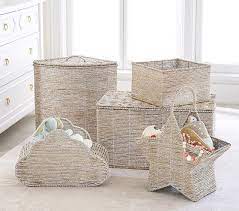 Silver Rope Star Shaped Storage Storage Kids Room Pottery Barn Kids Cloud Decoration It's egg hunting time!🐰💕 p.s.