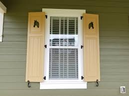 If you follow a few simple guidelines, the task will be much easier. Combination Cutout Exterior Shutters Palmetto Window Fashions Shutters Shades Blinds Drapery Greenville Sc