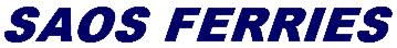 Αποτέλεσμα εικόνας για saos ferries logo