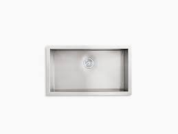 The distinctive, modern design of the vaultthe distinctive, modern design of the vault dual mount sink lends a contemporary vibe to your kitchen. Vault Undermount Large Single Bowl Sink K 3821 Na Kohler Kohler