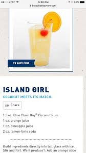 Aug 11, 2021 brandon bales. Must Have Kenny Chesney S Blue Chair Bay Coconut Rum Alcohol Drink Recipes Boozy Drinks Drinks Alcohol Recipes