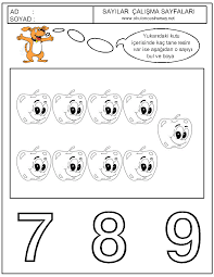 Imagini Pentru 9 Rakami Boyama Matematik Okuma Yazma
