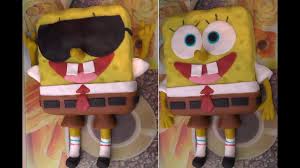 Wenn der kuchen kalt ist, bekommt spongebob sein gesicht. Spongebob Spongebozz Torte Freaky Baking Ninnin Youtube