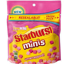 STARBURST 8 OZ CHERRY CHEWY CANDY (Case of 8)